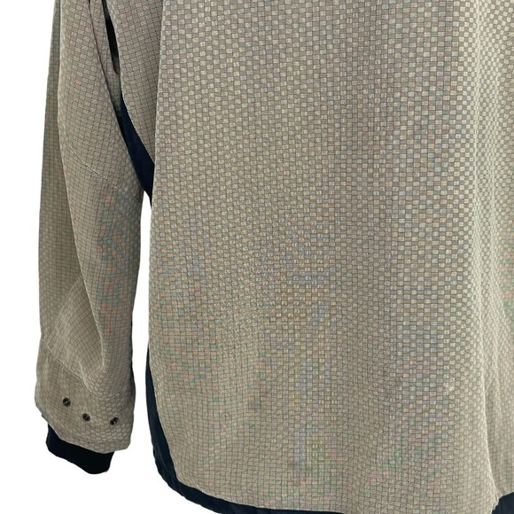 Zero Restriction Men’s Large Beige Golf Windbreaker 1/4 Zip Pullover Jacket - Picture 7 of 7